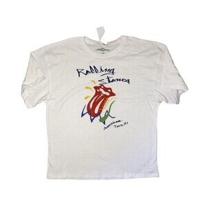 THE ROLLING STONES American Tour 1981 T-Shirt White - Size: Small NEW with TAGS